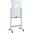 thumbnail image 3 of Lorell LLR52567 36 in. Vertical Magnetic Whiteboard Easel, White, 3 of 6
