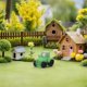 thumbnail image 5 of 12 minifiguras de tractor de resina para casa de muñecas, escena de granja, tractores de juguete, modelos de vehículos agrícolas en miniatura para micropaisajes y decoraciones de jardines de hadas., 5 of 8