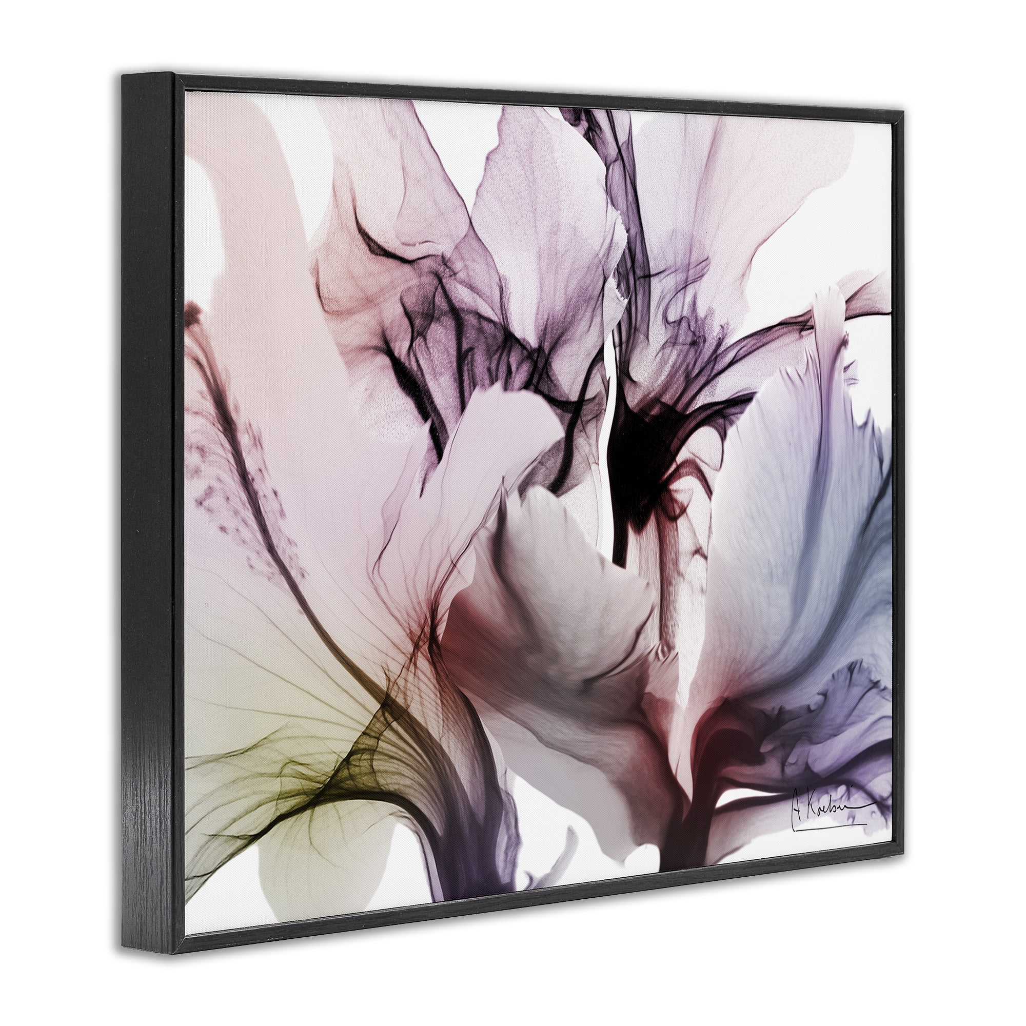 Stupell Industries Brilliant Song Flower Petals Black Framed Giclee Art, design by Albert Koetsier
