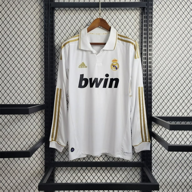 11/12 Real Madrid Local/Camiseta De Fútbol Visitante Blanco/Negro