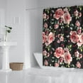 thumbnail image 3 of Waterproof Pioneer Shower Curtain 84x72 Inch Polyester Unique Colorful Floral Shower Curtain for Bathroom Hotel Home Decor with 12 Plastic Hooks, 3 of 5