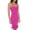 Magenta, variant on Women's Sleeveless Mini Cocktail Dress, Spaghetti Strap Bodycon Sexy Going Out Party Formal, Spring Summer 2024(Hot Pink Medium Size)