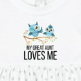 thumbnail image 4 of Inktastic Owls My Great Aunt Loves Me Girls Baby Dress, 4 of 5