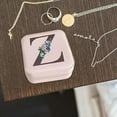 thumbnail image 1 of Sokhug Velvet Jewelry Box with Mirror, Compact Organizer with Multiple Compartments for Rings Earrings Necklaces Travel Storage, 1 of 7