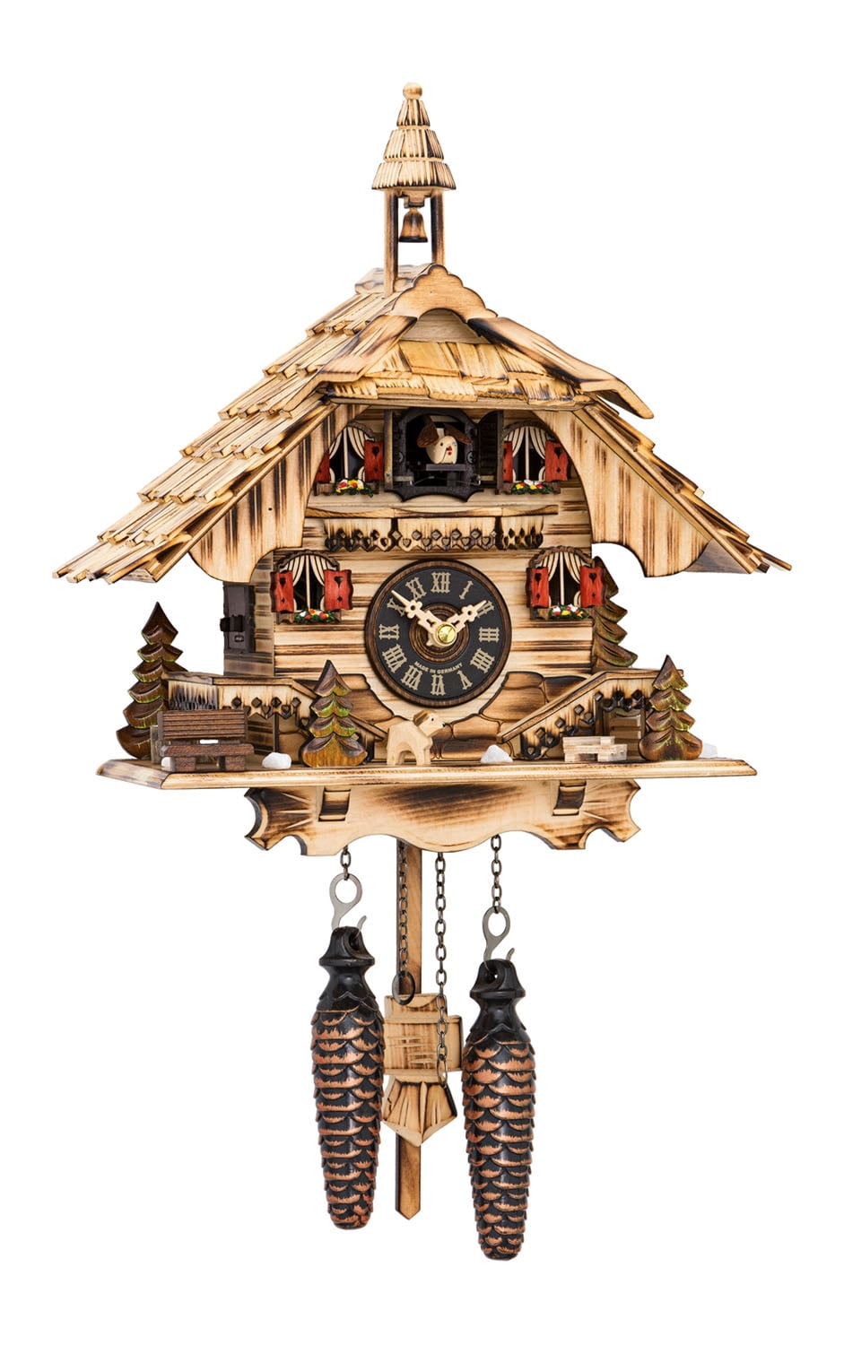 44422QM Engstler Batteryoperated Cuckoo Clock Full Size