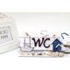 thumbnail image 3 of Mediterranean Hand Carved Wall Hanging Wooden WC Plaque Sign Board (Sailing Ship), 3 of 3