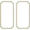 thumbnail image 4 of Ekena Millwork 31"W x 62"H Sussex Floral Panel Moulding Kit (Double Panel), 4 of 10
