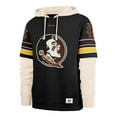 thumbnail image 2 of Men's '47  Black Florida State Seminoles Split Zone Cornerback Lacer Pullover Hoodie, 2 of 3