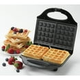 thumbnail image 2 of Betty Crocker 2-Waffle Electric Belgian Waffle Maker, Nonstick, 2 of 4