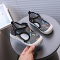 thumbnail image 2 of Otqutp Toddler Fashion Sneakers Summer New Hollowed Breathable Mesh Shoes Boys Baotou Anti Kick Sandals Girls Solid Color Beach Shoes, 2 of 3