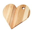 thumbnail image 2 of Fasiaou Heart-Shaped Wooden Cutting Board - Rustic Cheese Serving Board with Handle, Perfect for Bread, Charcuterie, and Kitchen Decor, Durable Acacia Wood, Ideal Gift for Housewarming and Weddings, 2 of 9