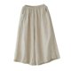 thumbnail image 2 of Pantalones de pierna ancha de corte de algodón y lino de verano, pantalones casuales de pierna recta, pantalones casuales artísticos grandes, sueltos, transpirables y de corte ajustado, 2 of 2