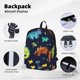 thumbnail image 4 of Bonita mochila de dinosaurio de dibujos animados, mochila para portátil, bolsa de viaje, senderismo, mochila de negocios para mujeres y hombres., 4 of 5