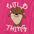 thumbnail image 2 of Looney Tunes Wild Thing Kid Women's T Shirt, Hot Pink, Medium, 2 of 6