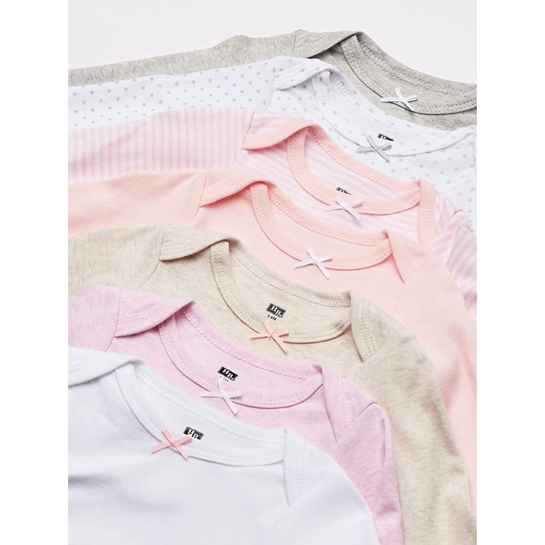 Hudson Baby Cotton Long-Sleeve Bodysuits, 7-Pack photo 2