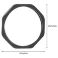 thumbnail image 2 of KAKOWELY microphone accessories 5pcs Microphone Protective Rings Plastic Non-slip Microphone Protectors Mic Anti-roll Rings1.97"X1.97"X0.31", 2 of 5