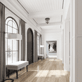 thumbnail image 3 of Prominence Home Hansley Matte Black 3-Light Flush Mount with Clear Glass, 3 of 13