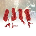 thumbnail image 1 of 4Pcs Reflective Tent Ropes, 9.8ft Adjustable Windproof Nylon Tie Down Cords for Camping Canopy Tarp Outdoor Gear, 1 of 7