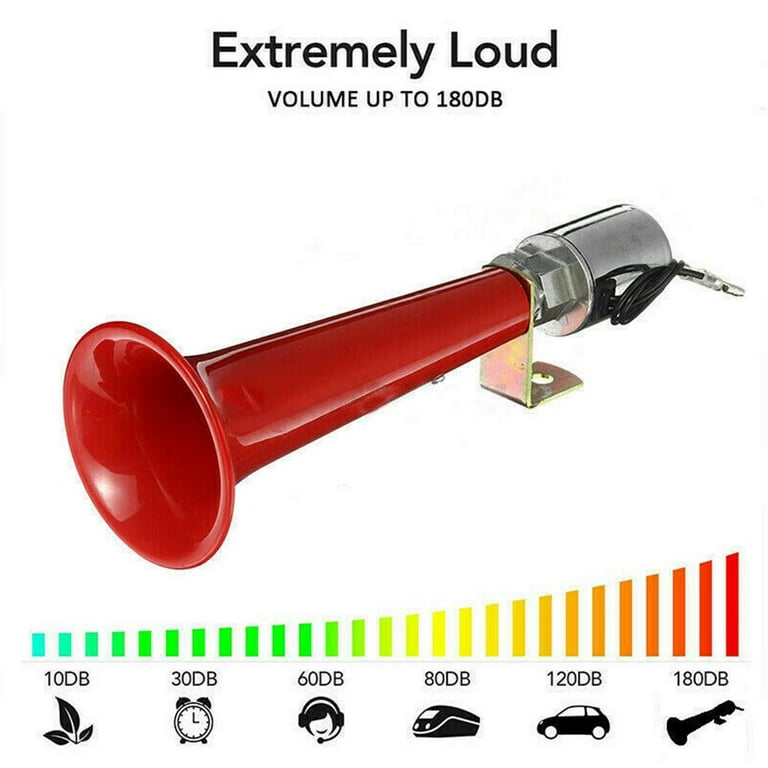 Air Horn Car Horn Super Loud Single Pipe Train Horn Remind