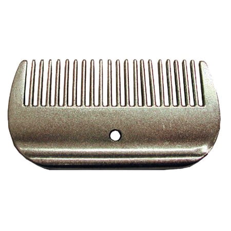 Partrade 077271 Mane Comb for Horses Silver, 4inch
