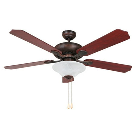 Oil Rubbed Bronze Wood Blade - BODI 5 Blade Ceiling Fan in Oil Rubbed Bronze