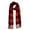 Red, variant on Hontri Scarf on Sale, Unisex Fashionable Warm Shawl Scarf Children Women's Plaid Plaid Tassel Scarf 1Pc Scarf Red