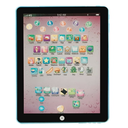 Guvpev Children's Tablet Reading Machine Children's Christmas Gift for Education - Black