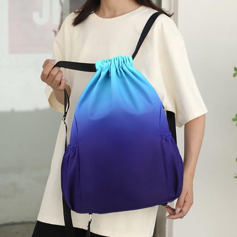 EQWLJWE Drawstring Backpack for Women and Men String Bag  display picture 1