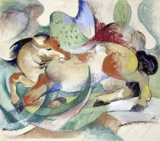 Jumping Horse Canva