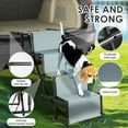 thumbnail image 6 of WAASOSCON Dog Steps For Car | Safe Pet Steps with Non-Slip Surfaces | Reinforced Support 176 Lb Foldable Dog Stairs Pet Ramp 4-Step Dog Stairs For Small To Large Dogs, 6 of 8