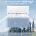 YYAoEnergy Star Certified 12000 BTU 21 SEER2 208-230V Ductless Mini Split Air Conditioner with Heater Pump