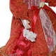 thumbnail image 3 of Matsuzay Muñeca femenina de porcelana victoriana hecha a mano, expresiones faciales detalladas, artículos coleccionables, materiales Decoración del hogar rojo, 3 of 6