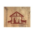 thumbnail image 2 of Merry Christmas Manger Nativity Scene Stencil Template Reusable 8.5 x 11 Inches for Painting on Walls, Wood, Arts and Crafts by Stencilville, 2 of 2