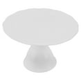 thumbnail image 1 of EeaseCA 1Pc Ceramics White Cake Plate Simple Cake Rack Delicate Wedding Dessert Table, 1 of 7