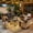 Black, variant on XIZZI Outdoor Furniture Patio Furniture Set 5 Piece Patio Conversation Set with Solar Coffee Table,Swivel Rocking Chair,Side Table-Denim Blue