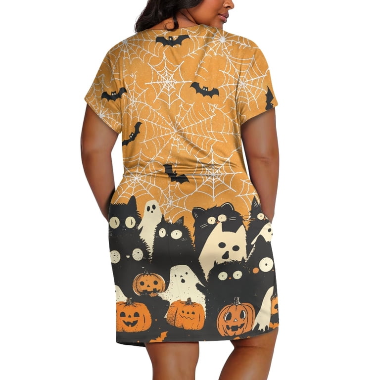 knee length dresses for ladies Screaming Ghost Dress main image 0