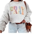 thumbnail image 2 of Pray Printed Sweatshirt for Men and Women, Preppy Cottagecore Faith Sweatshirt, Sizes S-3XL, 2 of 6