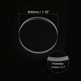 thumbnail image 2 of Uxcell Watch Crystal Lens Glass 30mm Dia. 2.5mm Thick Round Flat High Transmittance Watch Glass Replacement Part, 2 of 6