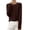 Coffee Fall Sweater, variant on Womens Sweaters Petite Long Sleeve Fall Tops Slim Fitted Sweater Tops Comfy Crewneck Pullover Comfortable Going Out Winter Clothes M