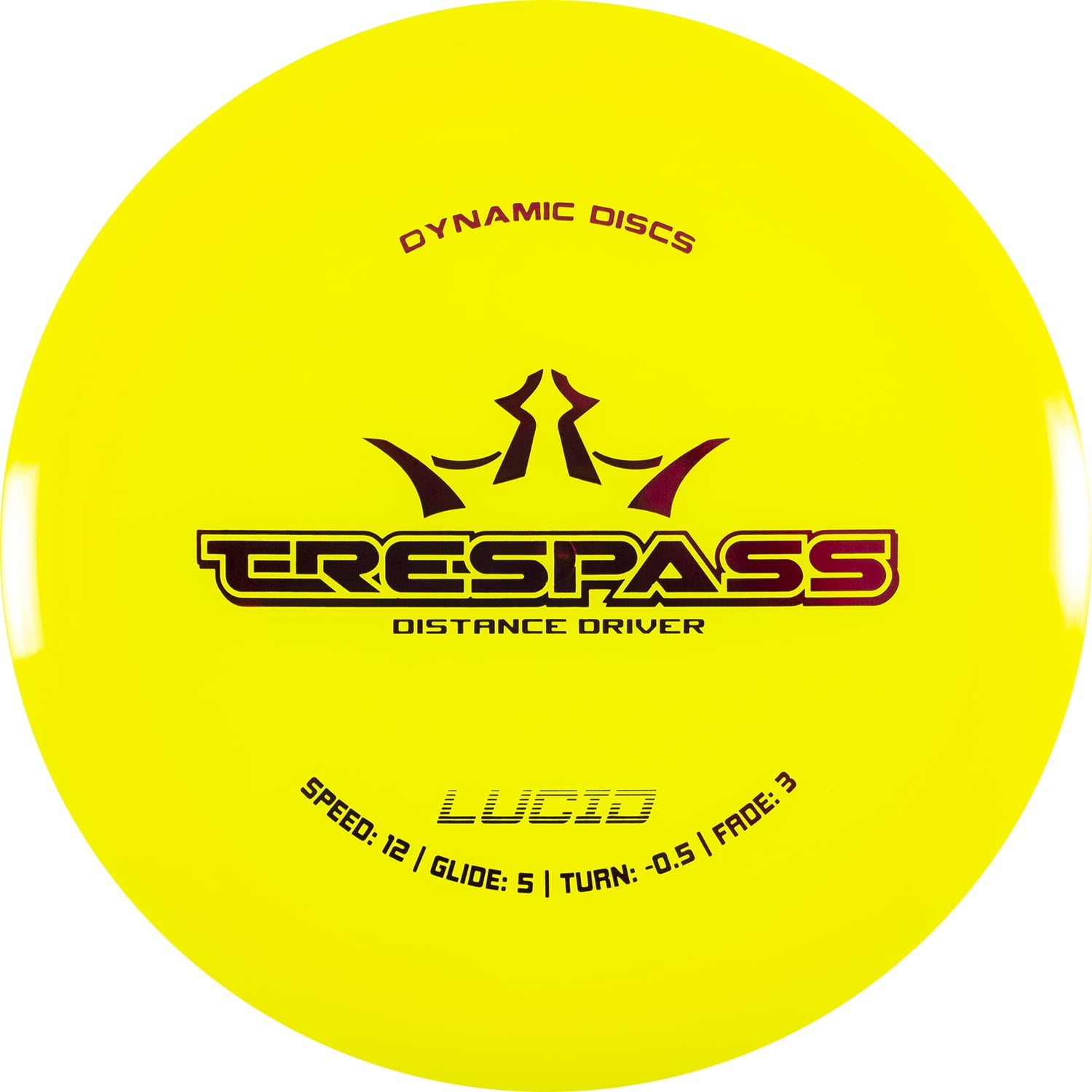 Dynamic Discs Lucid Trespass Disc Golf Driver Maximum Distance