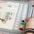 thumbnail image 2 of The Beadsmith Seed Bead Project Sorter – Basic Elements – 24 Holes – 11” x 3.13” x .12” – 2 Trays Per Pack – Use with Bead Mats to Create Compartments to Keep Seed Beads Organized, 2 of 5