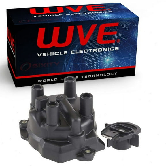 Wells WVE Distributor Cap & Rotor Kit compatible with Nissan 200SX Frontier Pickup Sentra Xterra 1.6L 2.4L L4 1995-2004