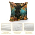 thumbnail image 4 of Shiartex Fall Throw Pillow Covers Soft Kids Pumpkin Decorative Throw Pillowcases for Fall Maple Leaf Pillow Cases Cushion Covers Autumn Decorations Black Cushion Cases Room Decor White, 4 of 5