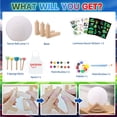 thumbnail image 5 of Puntoco Kit de manualidades con pegatinas pintadas a mano con temática de fútbol para pintar y colorear de forma decorativa, 5 of 5