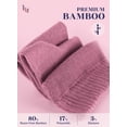 thumbnail image 3 of HUGH UGOLI Women Diabetic Ankle Socks, Super Soft & Thin Bamboo Socks, Wide & Loose, Non-Binding Top & Seamless Toe, 4 Pairs, Rose Wood, Shoe Size: 6-9, 3 of 6