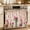 Pink, Green, Brown, variant on Oven Skirt Curtain for Kitchen 20x27 Inch, Pink Tulips Oven Curtain with 8 Ribbon Ties & Ruffle Trim, Stove Skirt Curtain Dishwasher for Cabinets Over Sinks Rustic Floral Flowers Petals Brown