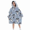 thumbnail image 3 of Unisex Adult Kids Winter Hoodies Oversized Blanket Fleece Extra Large Giant Hooded Sweatshirts Cute Dog, 3 of 5