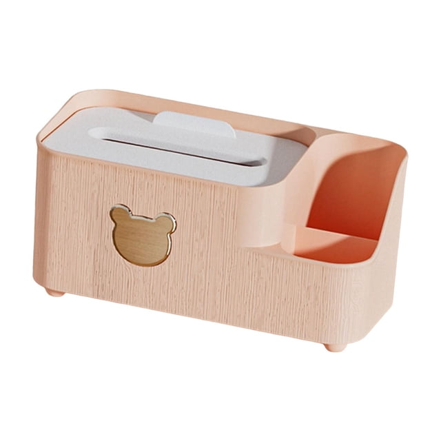 Caja de pañuelos multifuncional perfecl organizador de mesa para el hogar S