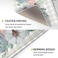 thumbnail image 3 of Bohemian Mandala Dish Drying Mat for Kitchen Counter Boho Ethnic Drying Mat 18 x 24 inch with High Absorbent Reversible Microfiber Dish Drying Pad Dish Rack Pad Drainer Mat for Coffee Bar, 3 of 6
