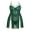 D1-Green, variant on SHOWMALL Womens Plus Size Lingerie Lace Sexy Strap Chemise Sleepwear V-Neck Nightdress